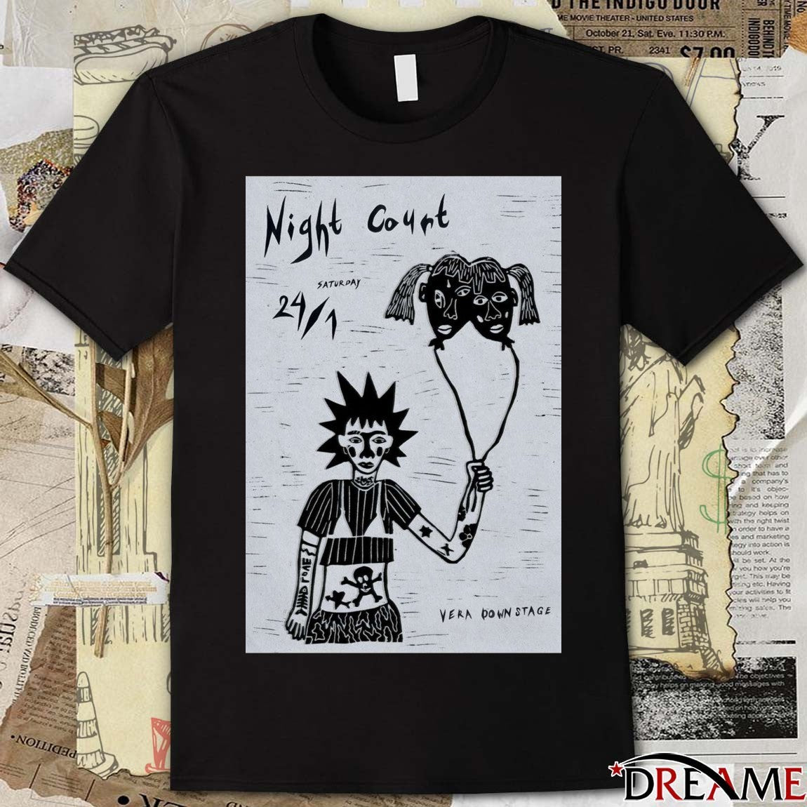 Poster Night Court January 24 2026 Groningen NL t-shirt