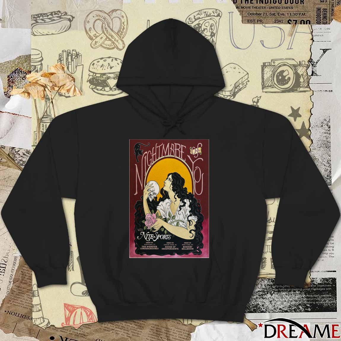 Poster Nightmare Of You February 13 2026 Hartford CT t-shirt
