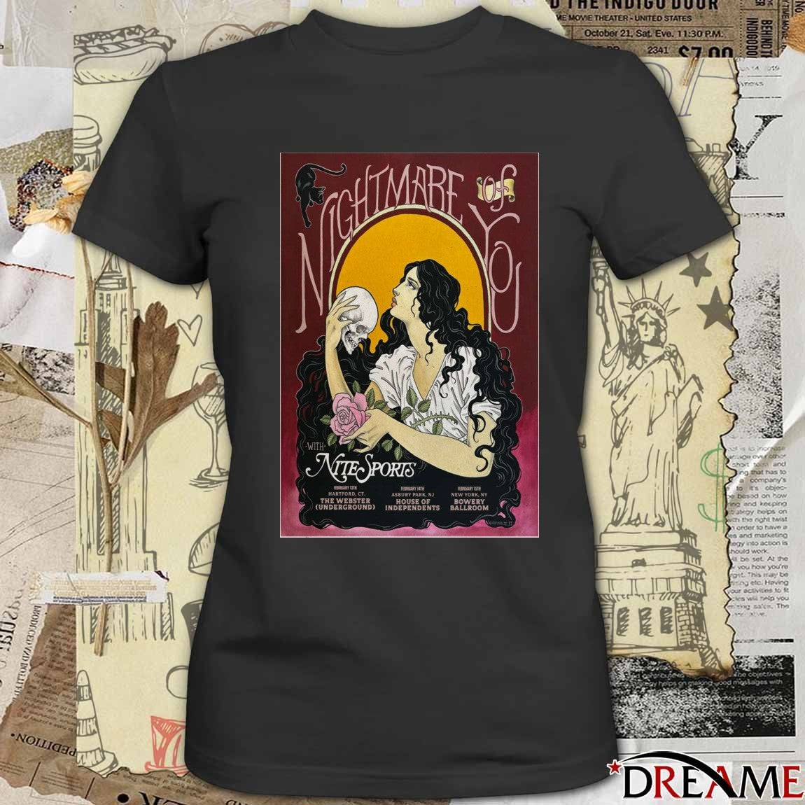 Poster Nightmare Of You February 13 2026 Hartford CT t-shirt