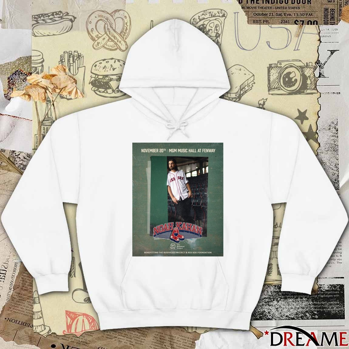 Poster Noah Kahan November 20th at the MGM Music Hall at Fenway t-shirt