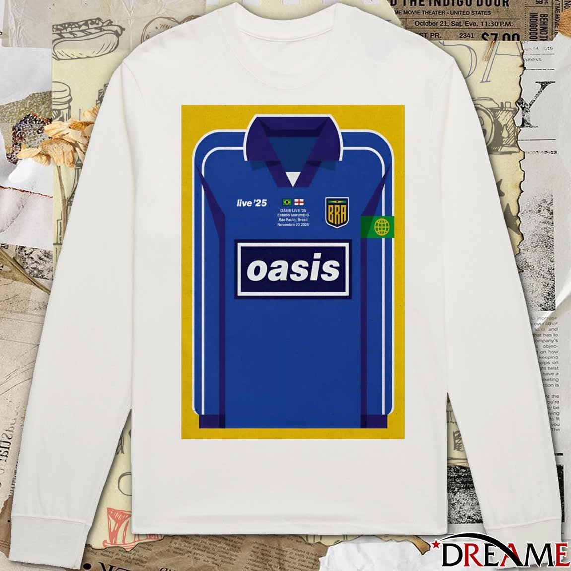 Poster Oasis Estadio Morumbis São Paulo Brazil November 23 2025 t-shirt