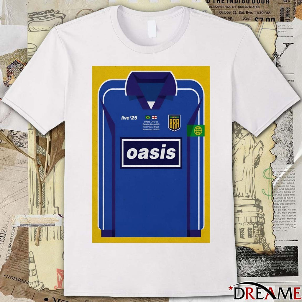 Poster Oasis Estadio Morumbis São Paulo Brazil November 23 2025 t-shirt