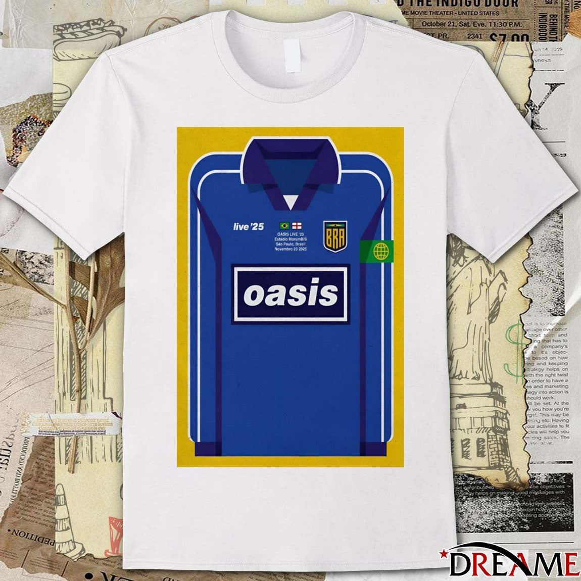 Poster Oasis Estadio Morumbis São Paulo Brazil November 23 2025 t-shirt