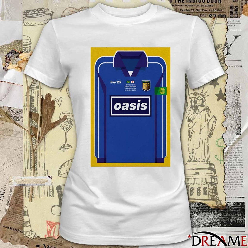 Poster Oasis Estadio Morumbis São Paulo Brazil November 23 2025 t-shirt