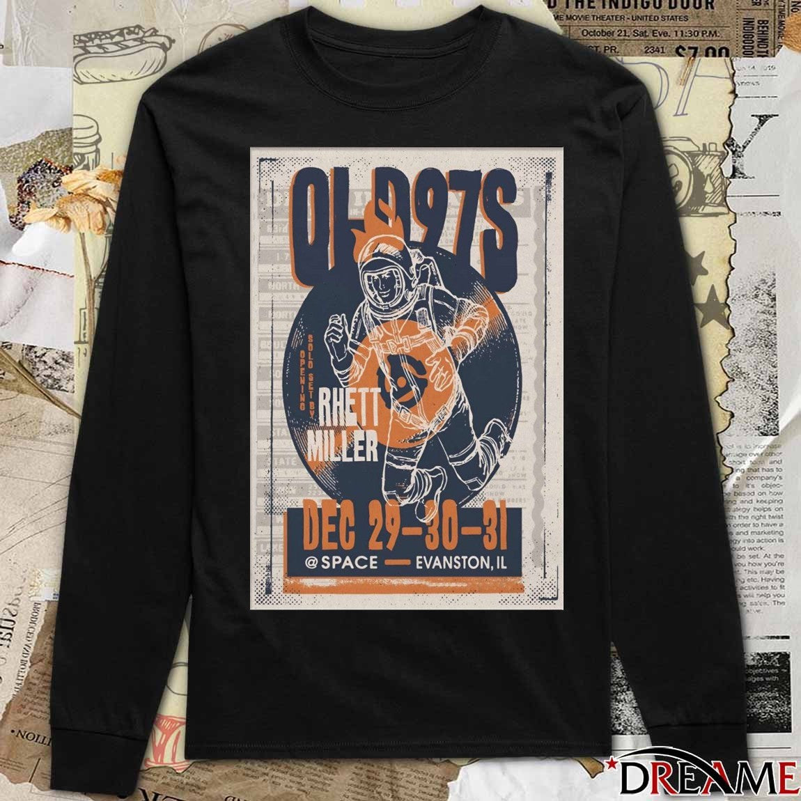 Poster Old 97’S In Evanston IL On December 29-31 2025 t-shirt