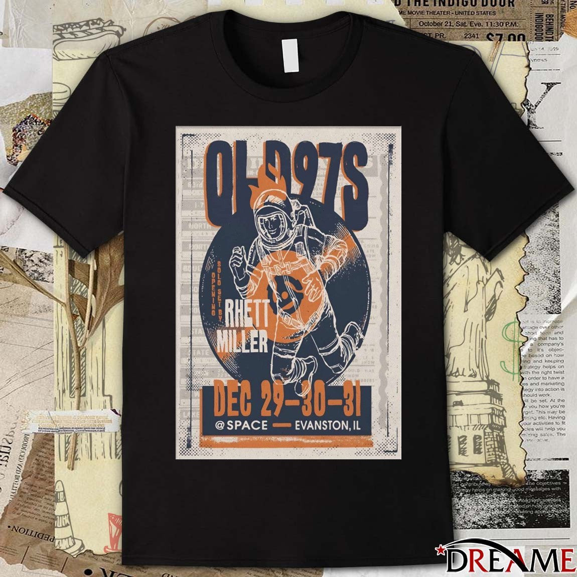 Poster Old 97’S In Evanston IL On December 29-31 2025 t-shirt