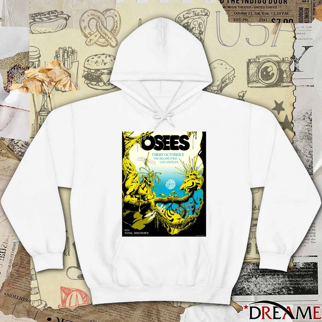 Poster Osees October 2 2026 The Bellwether in Los Angeles CA t-shirt