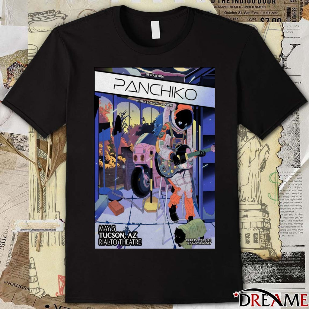 Poster Panchiko US Tour In Tucson AZ Rialto Theatre On May 5 2025 t-shirt