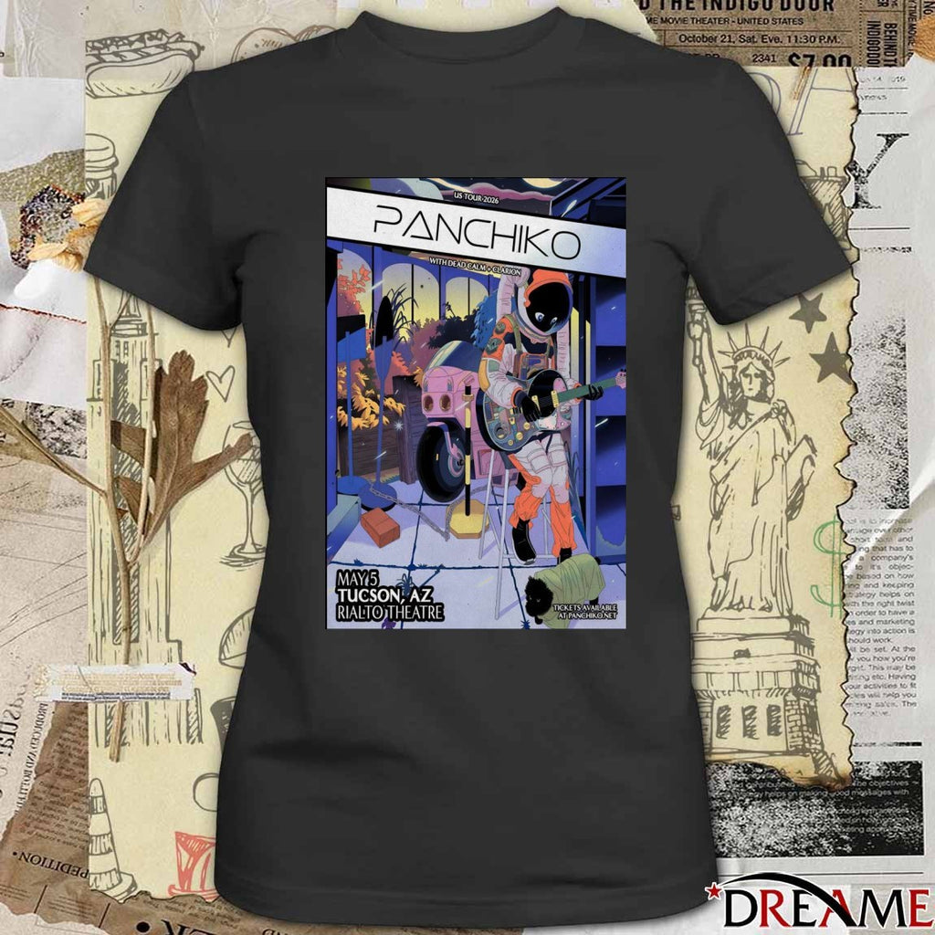 Poster Panchiko US Tour In Tucson AZ Rialto Theatre On May 5 2025 t-shirt