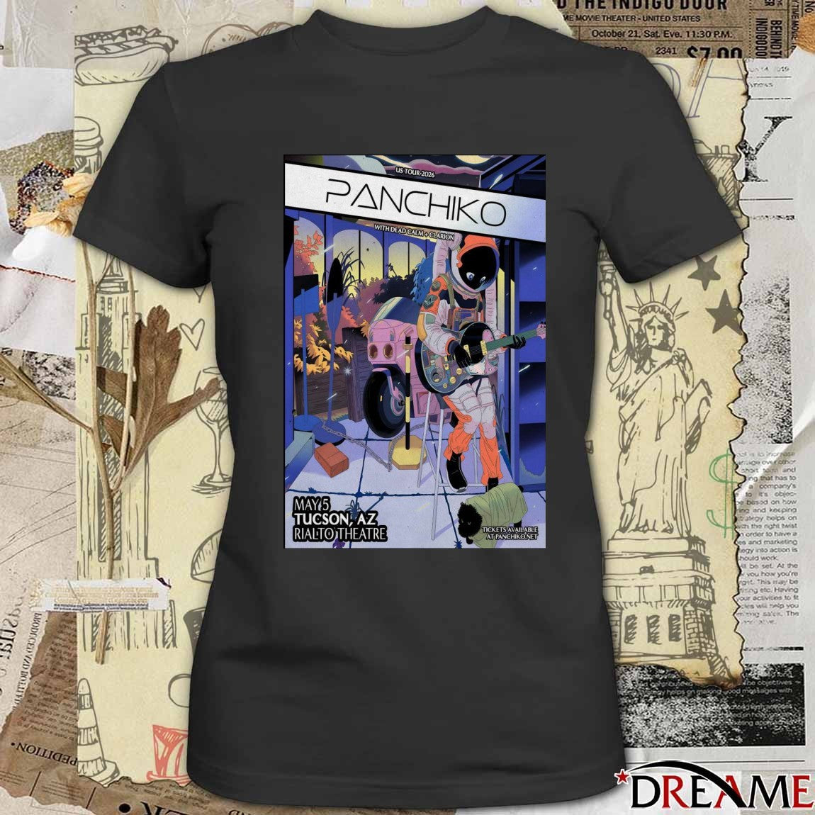 Poster Panchiko US Tour In Tucson AZ Rialto Theatre On May 5 2025 t-shirt