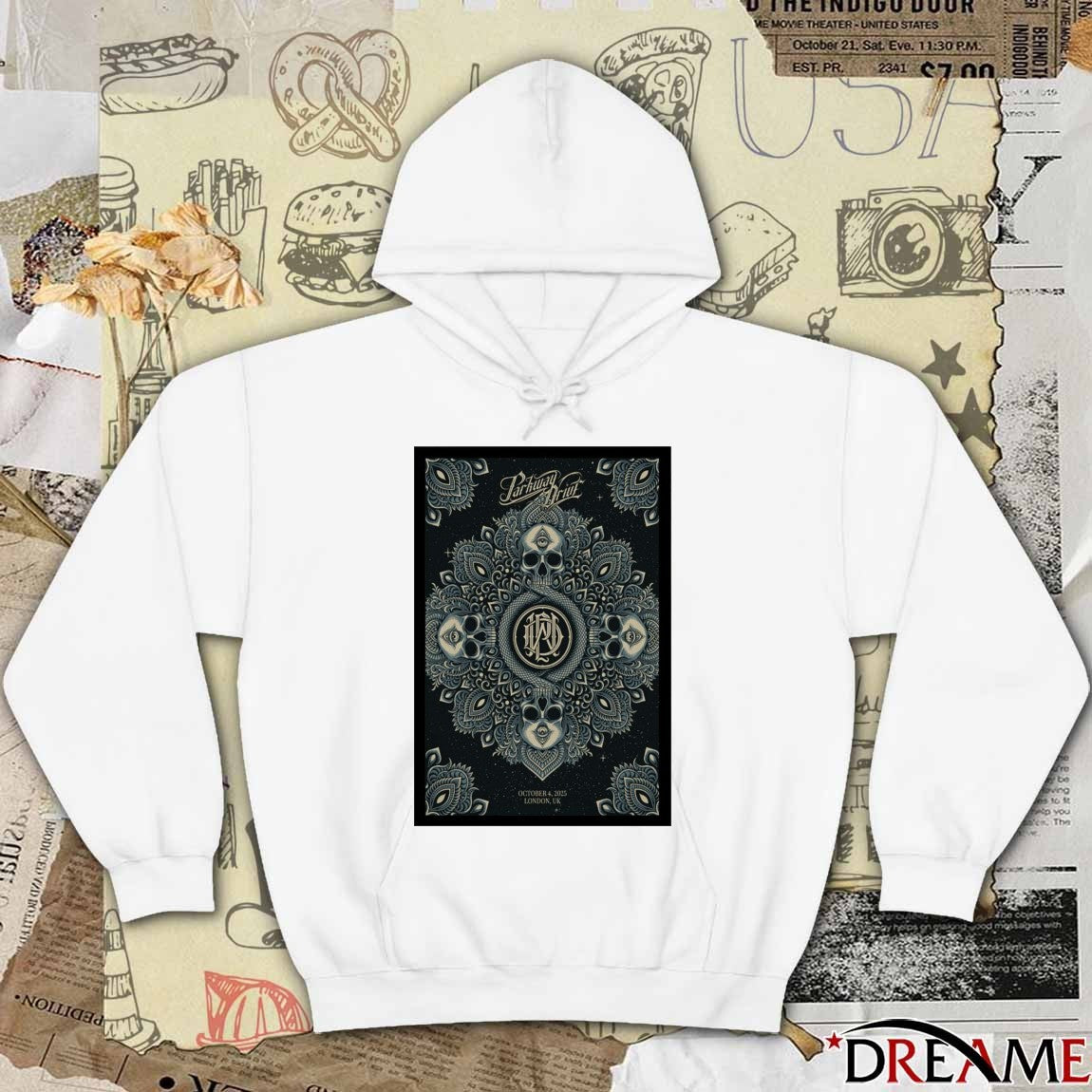 Poster Parkway Drive Tour London UK October 04 2025 t-shirt