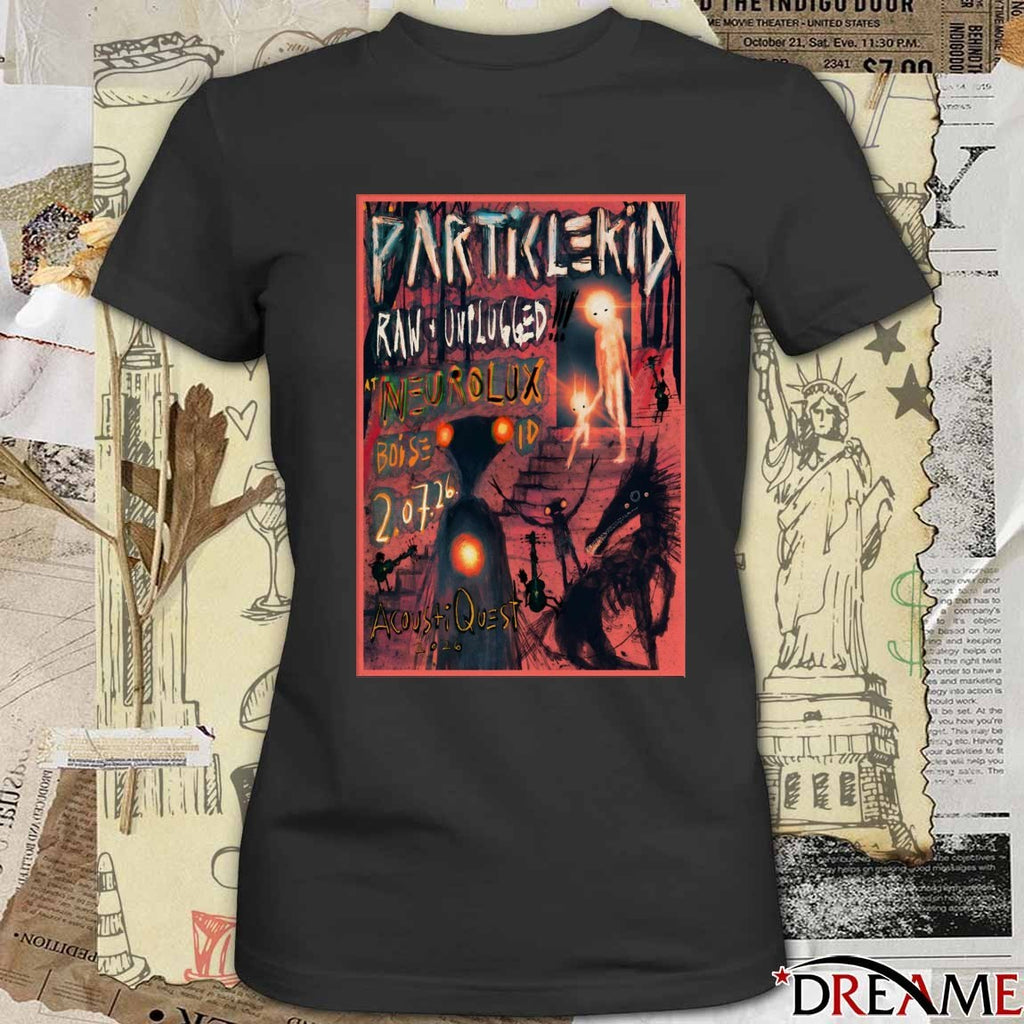 Poster Particle Kid Tour Boise ID February 7 2026 t-shirt