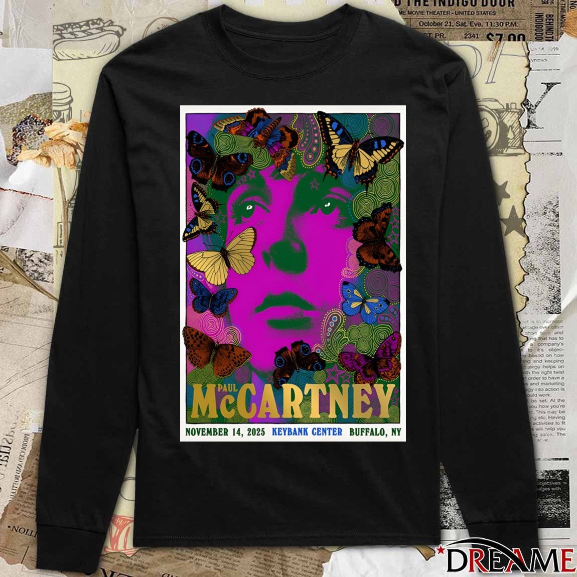 Poster Paul McCartney At KeyBank Center In Buffalo NY On November 15 2025 t-shirt