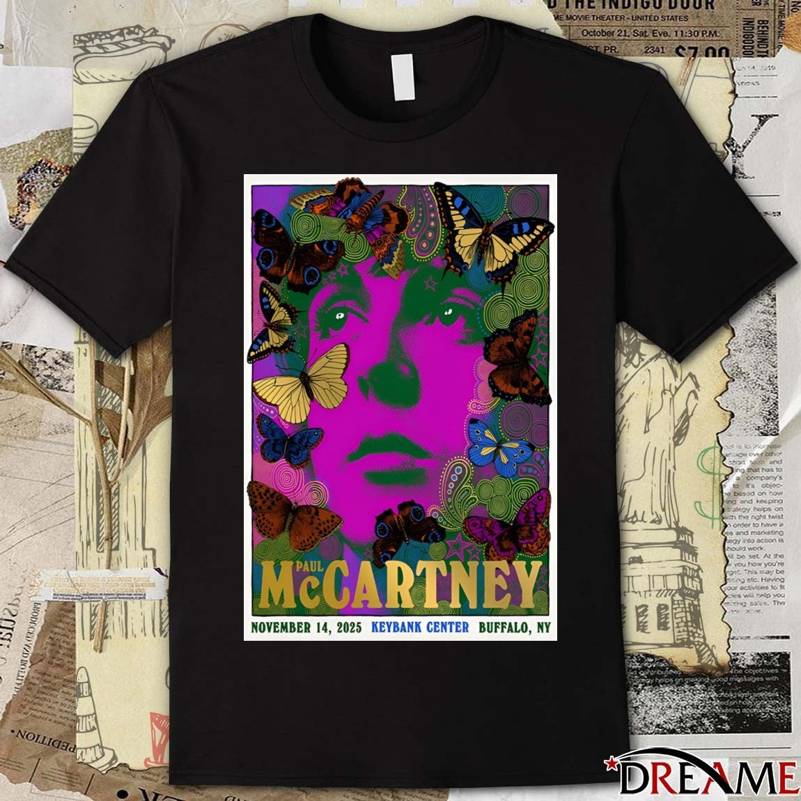 Poster Paul McCartney At KeyBank Center In Buffalo NY On November 15 2025 t-shirt