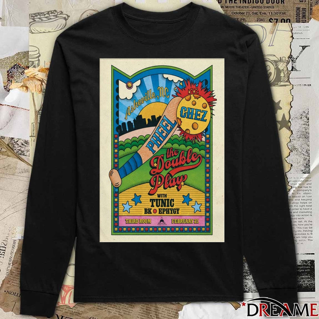Poster Pheel. And Chez February 21 2026 Third Room Asheville NC t-shirt
