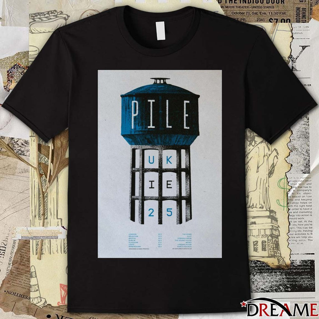 Poster Pile UK & Ireland Tour November 12 – 19 2025 t-shirt