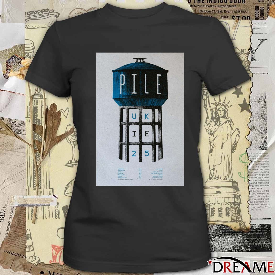 Poster Pile UK & Ireland Tour November 12 – 19 2025 t-shirt