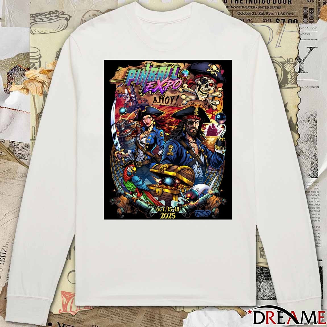 Poster Pinball Expo A Hoy October 15-18 2025 Chicago IL t-shirt