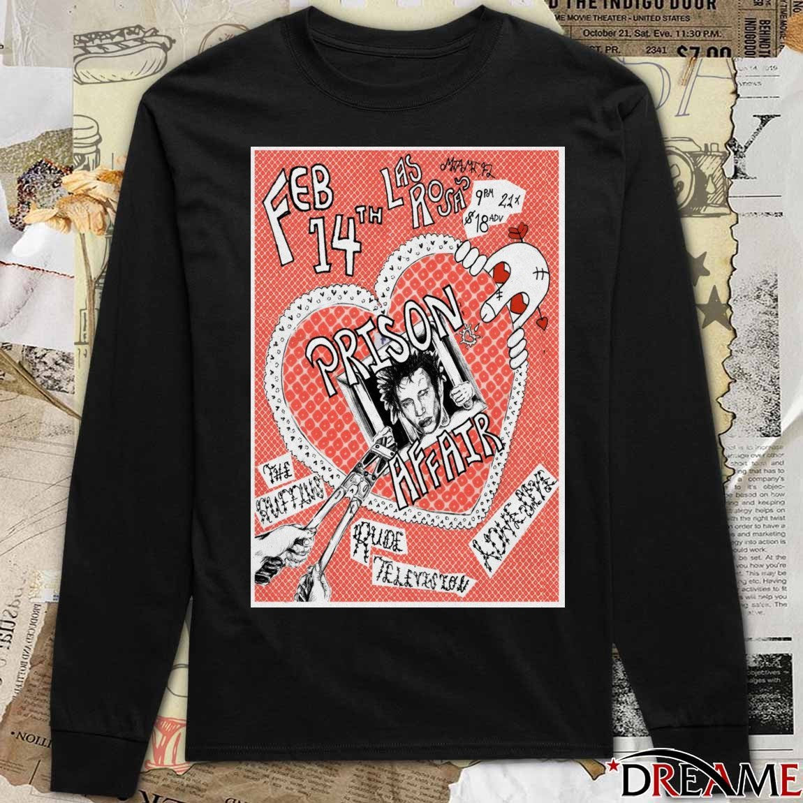 Poster Prison Affair Tour Miami FL On February 14 2026 t-shirt