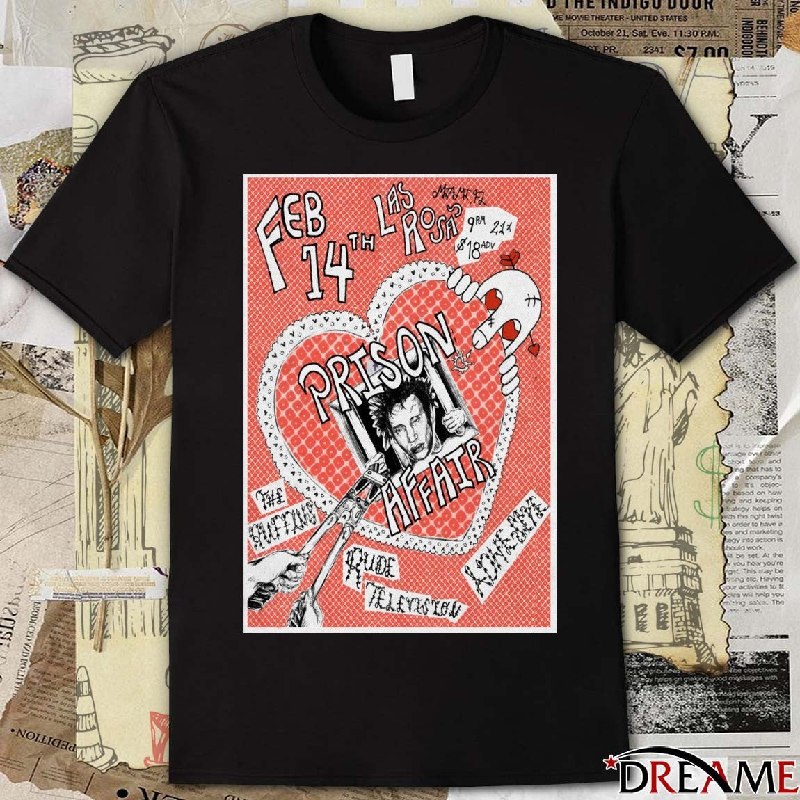 Poster Prison Affair Tour Miami FL On February 14 2026 t-shirt