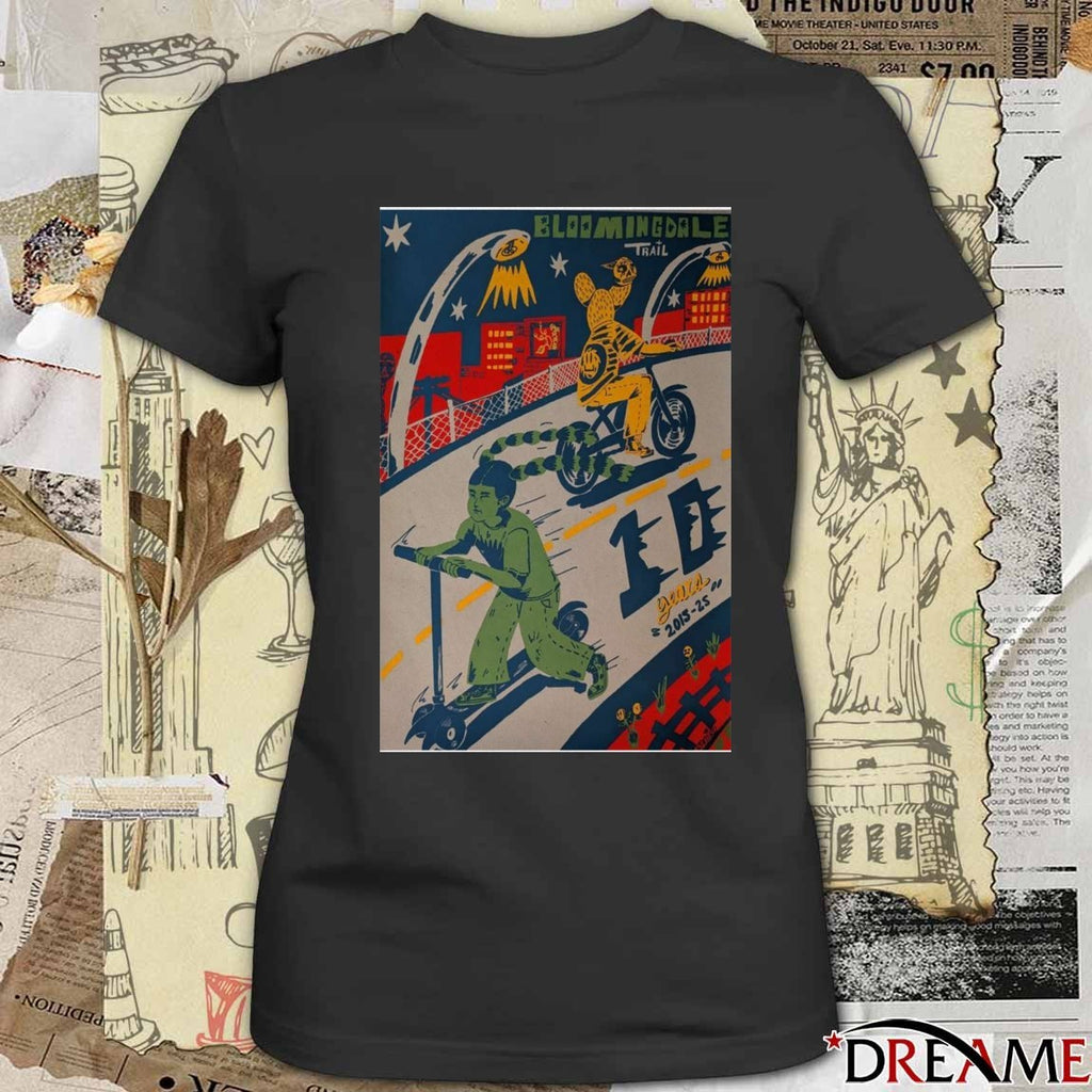 Poster Ramiro Huizar and Bloomingdale Trail 2025 All Star Press Chicago t-shirt