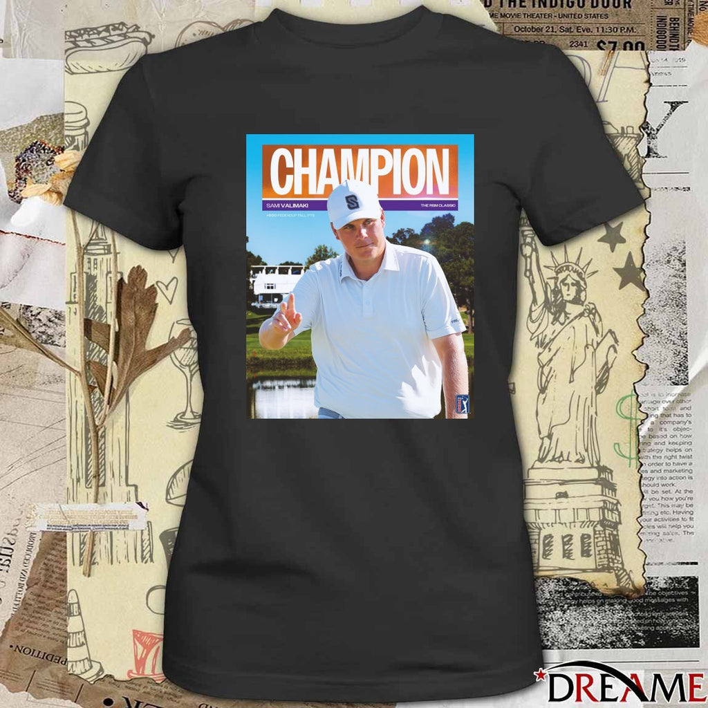 Poster Sami Valimaki The RSM Classic 500 FedExCup Fall PGA Tour 2025 t-shirt