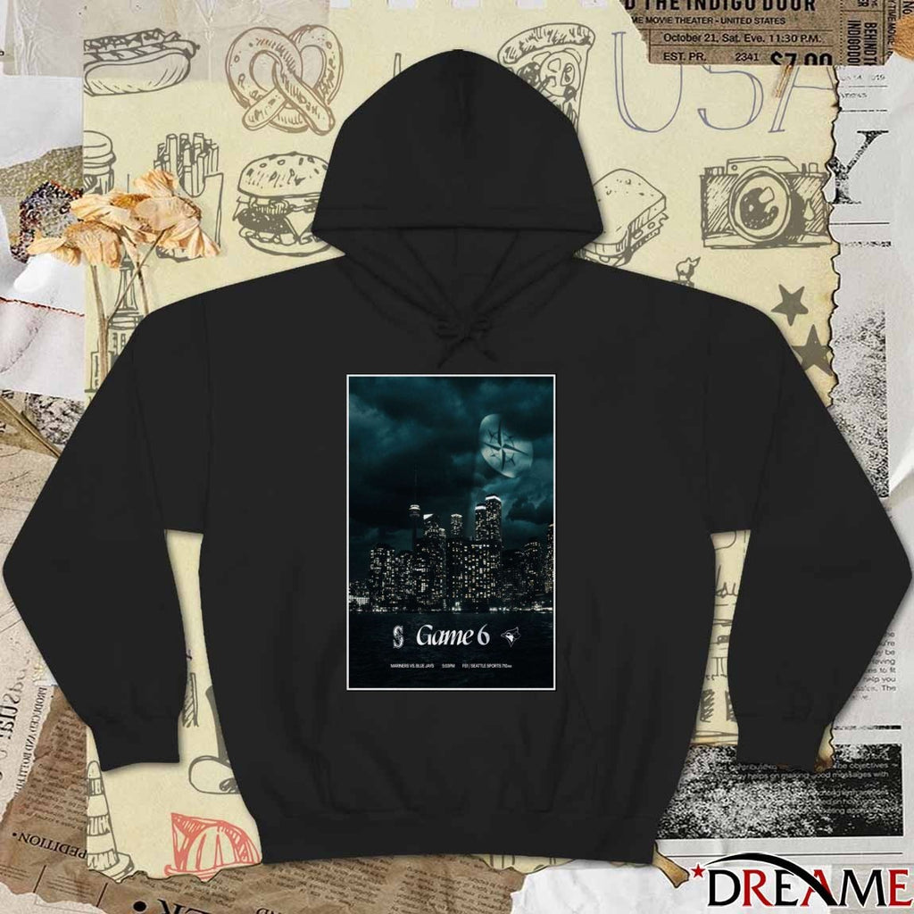 Poster Seattle Mariners Vs Toronto Blue Jays Game 6 October 19 2025 t-shirt