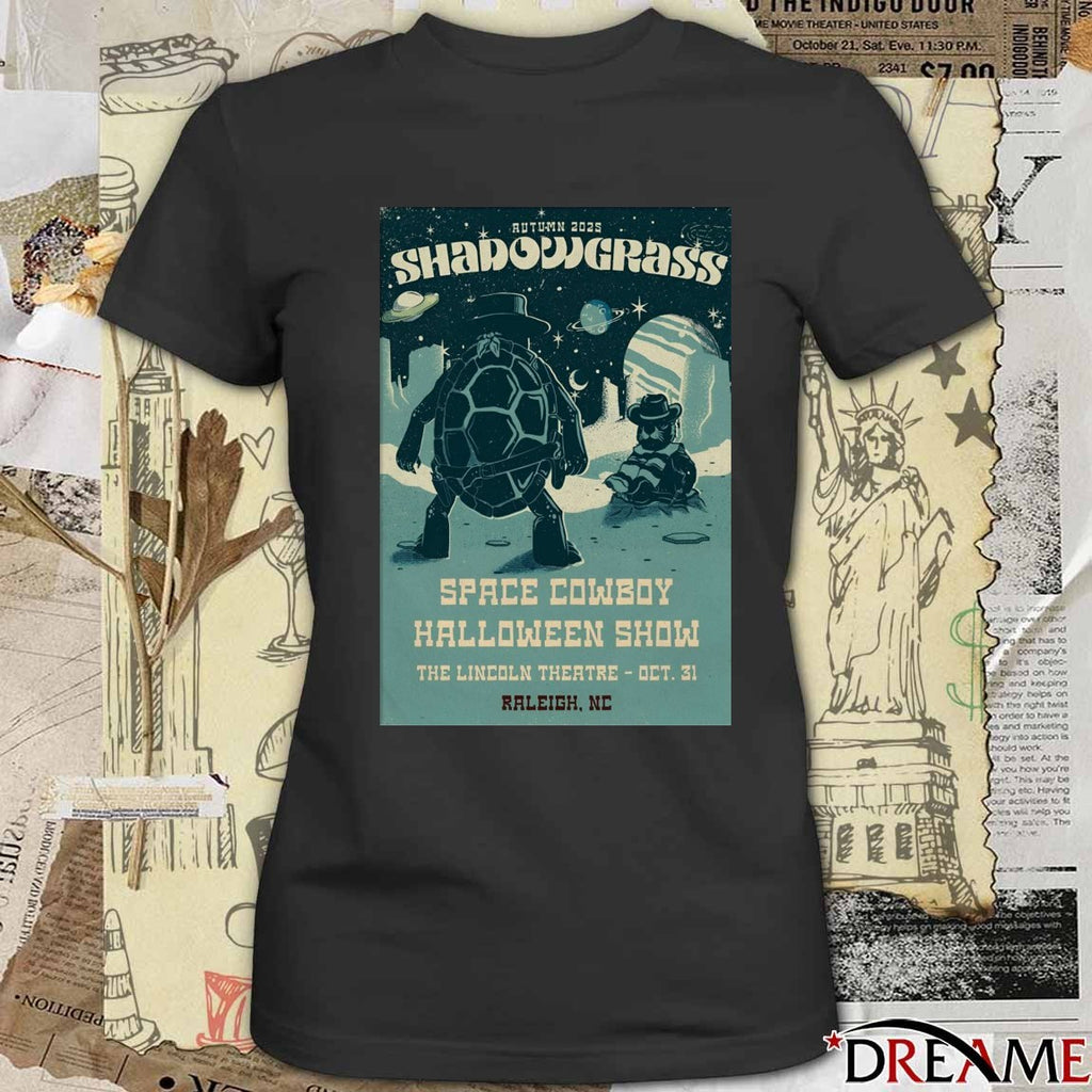 Poster Shadowgrass Halloween Show Lincoln Theatre In Raleigh NC October 31 2025 t-shirt