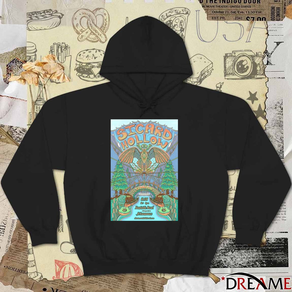 Poster Sicard Hollow Fall Tour Eastside Bowl Nashville TN November 21 2025 t-shirt