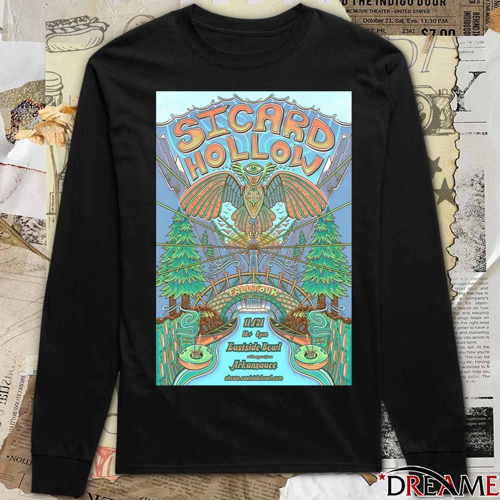 Poster Sicard Hollow Fall Tour Eastside Bowl Nashville TN November 21 2025 t-shirt