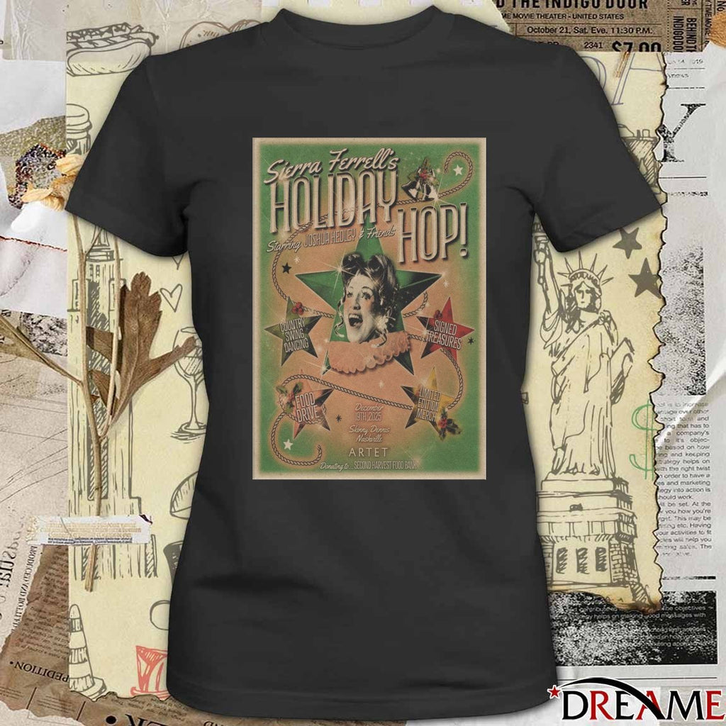 Poster Sierra Ferrell Holiday Hop December 19 2025 Nashville t-shirt