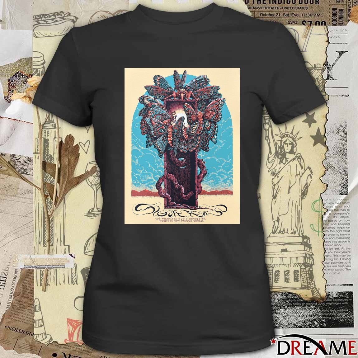 Poster Sigur Rós November 14 2025 Theater of the Clouds Portland OR Tour t-shirt