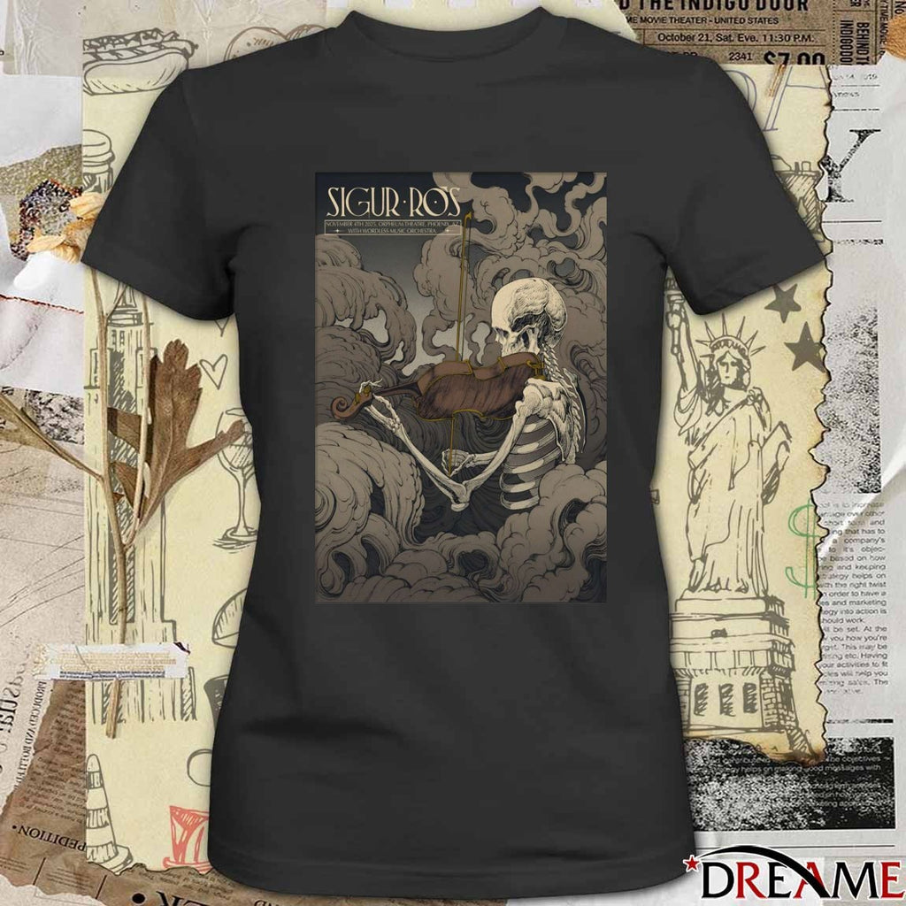 Poster Sigur Ros November 4 2025 Orpheum Theatre Phoenix AZ t-shirt