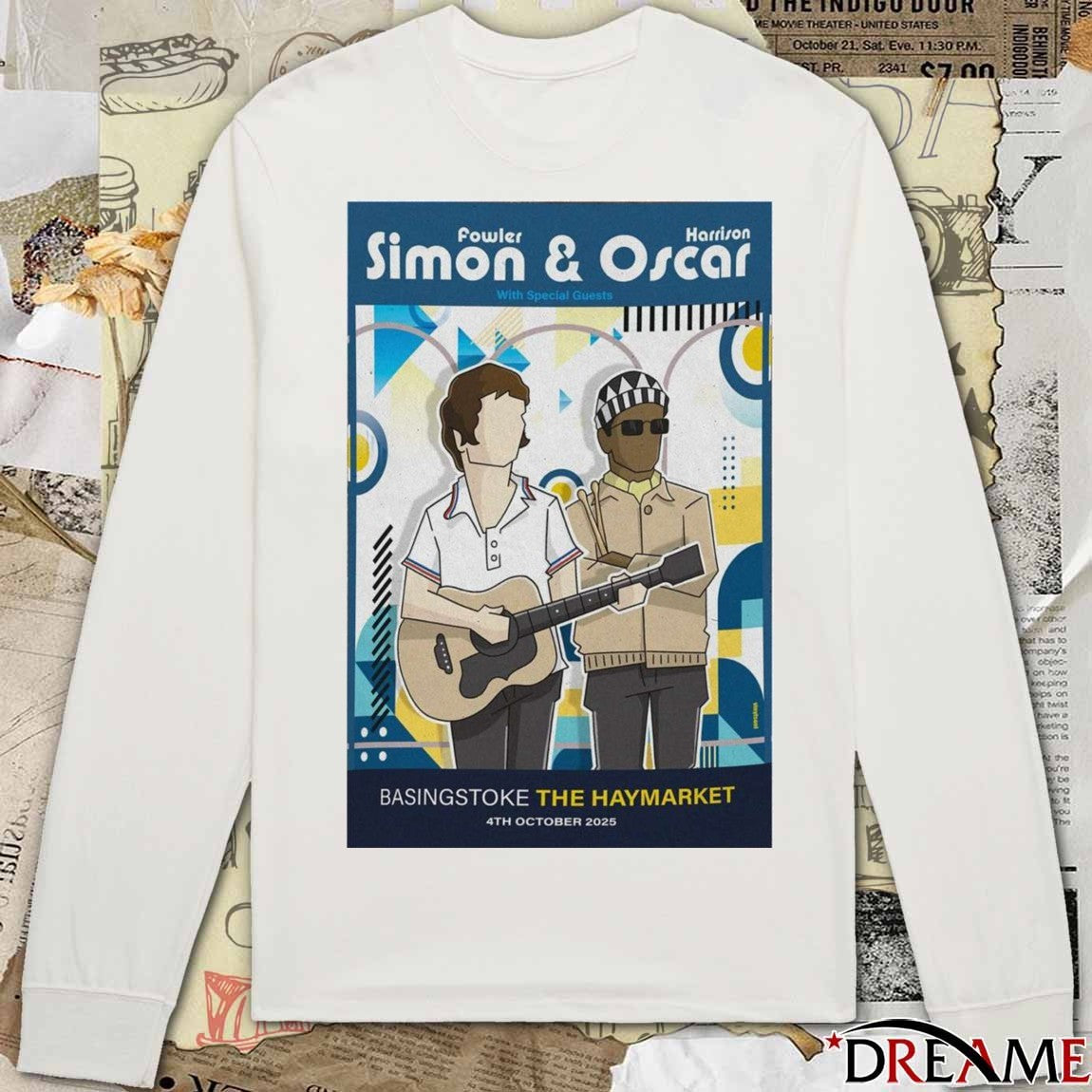 Poster Simon and Oscar In Basingstoke October 4 2025 The Haymarket t-shirt
