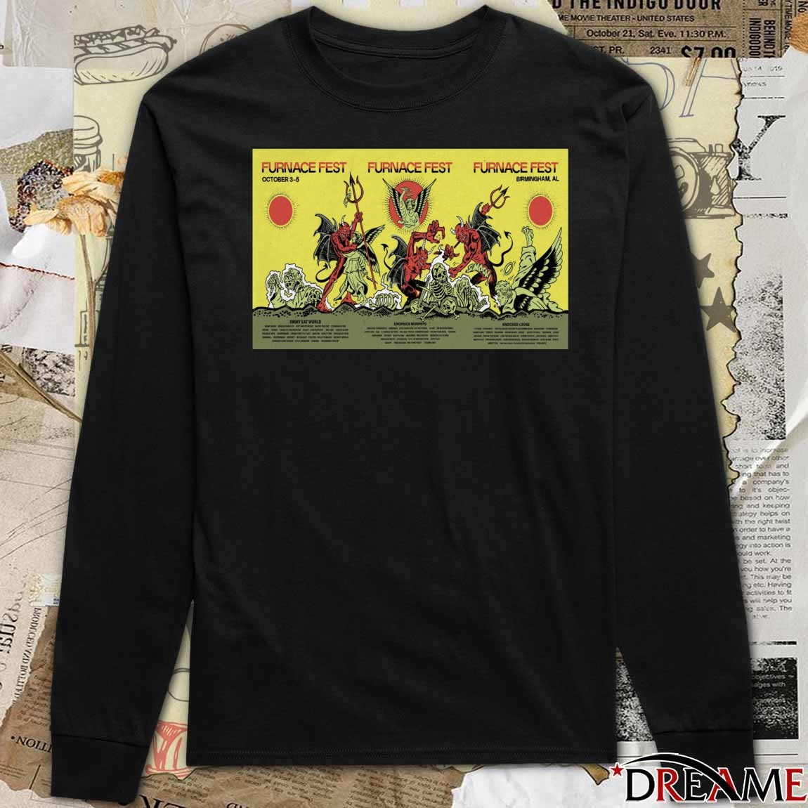 Poster Sloss Furnaces, Birmingham, AL Furnace Fest 3-5 October 2025 t-shirt