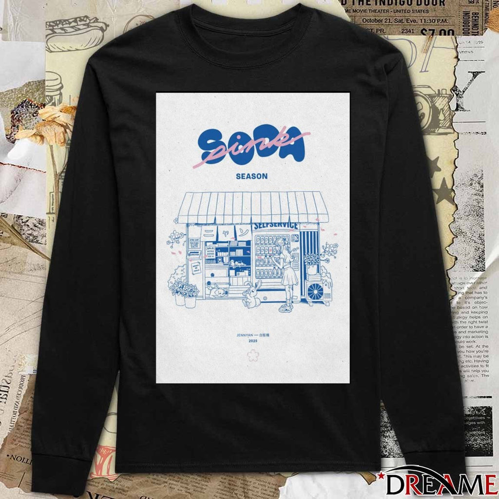 Poster Soda Pink Season 2025 JenNyan New t-shirt