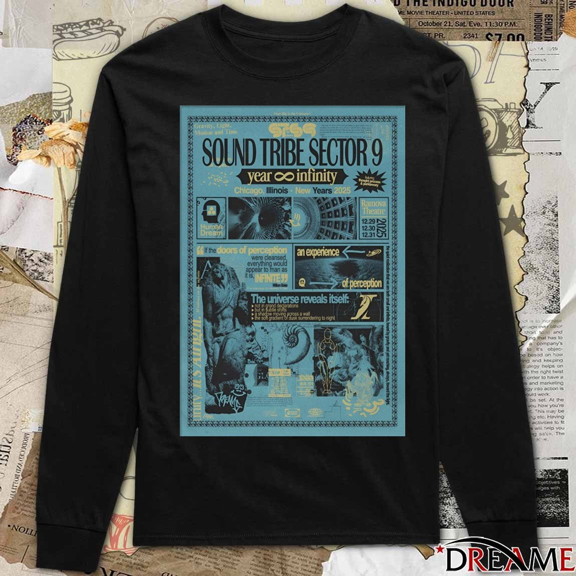 Poster Sound Tribe Sector 9 December 29-31 2025 Chicago IL t-shirt
