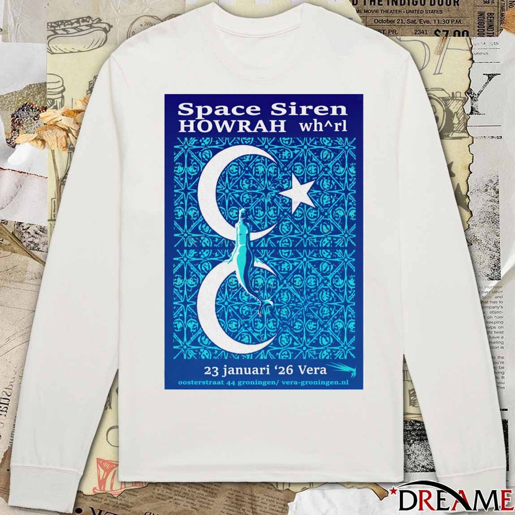 Poster Space Siren January 23 2026 Vera In Groningen NL t-shirt