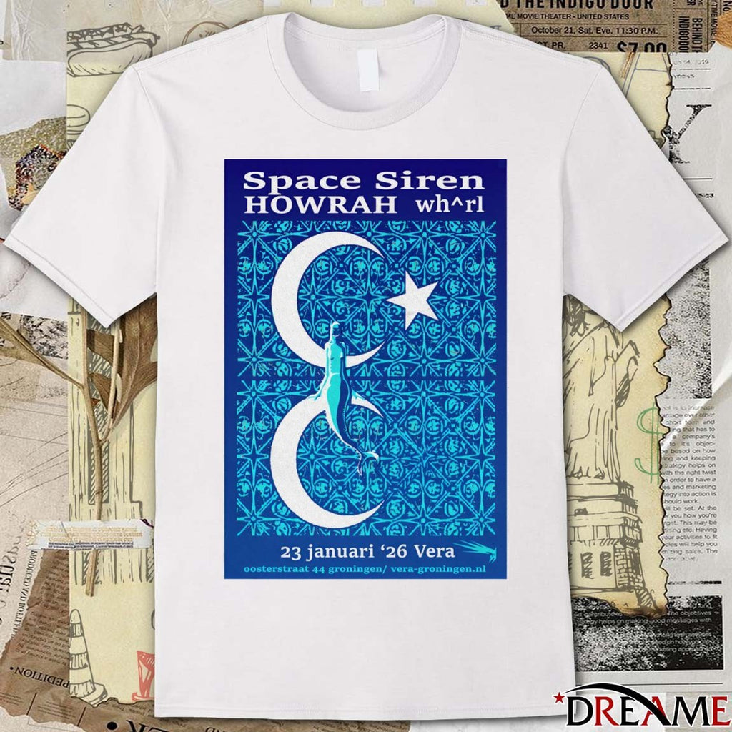 Poster Space Siren January 23 2026 Vera In Groningen NL t-shirt