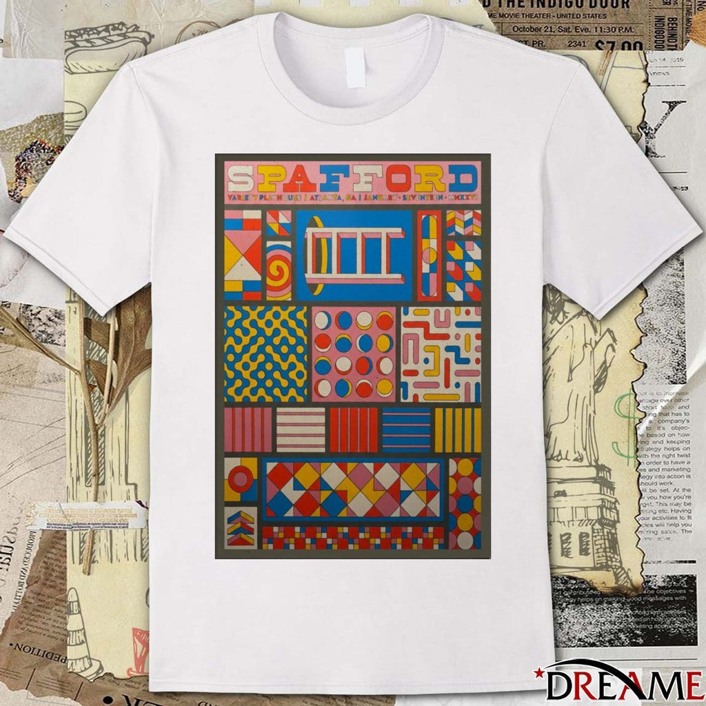 Poster Spafford Atlanta, GA Variety Playhouse January 17 2026 t-shirt