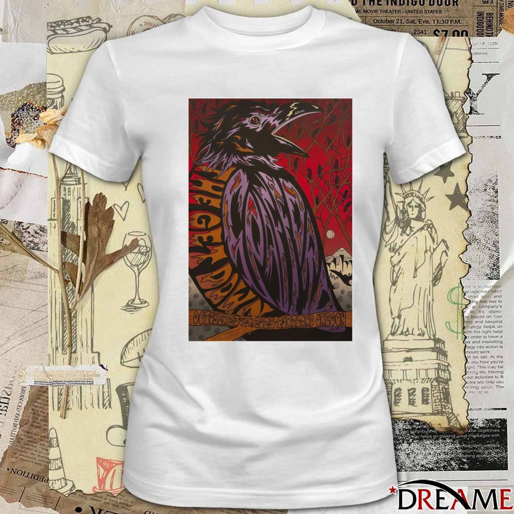 Poster Spafford October 23-24 2025 The Get Down Music Venue in Portland OR t-shirt