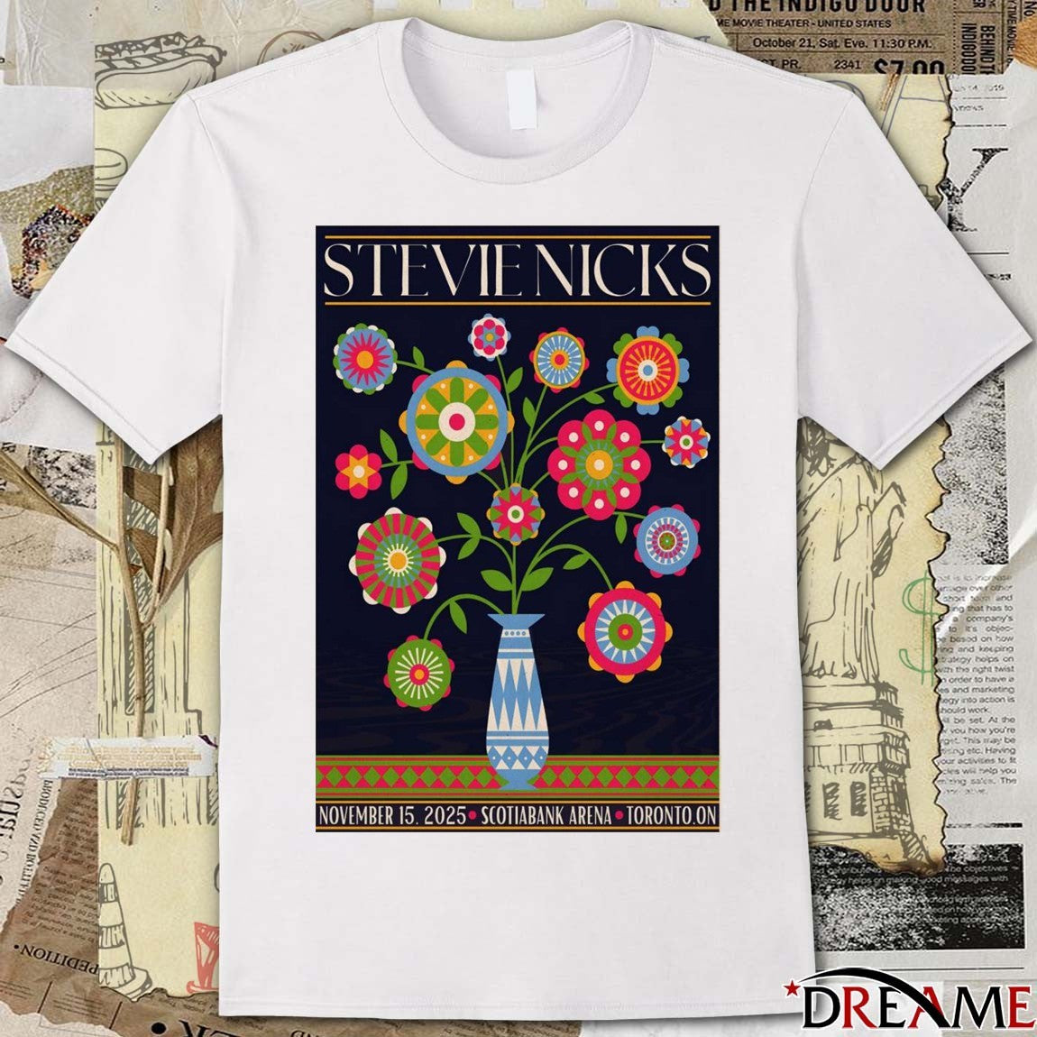 Poster Stevie Nicks November 15 2025 Scotiabank Arena In Toronto ON t-shirt