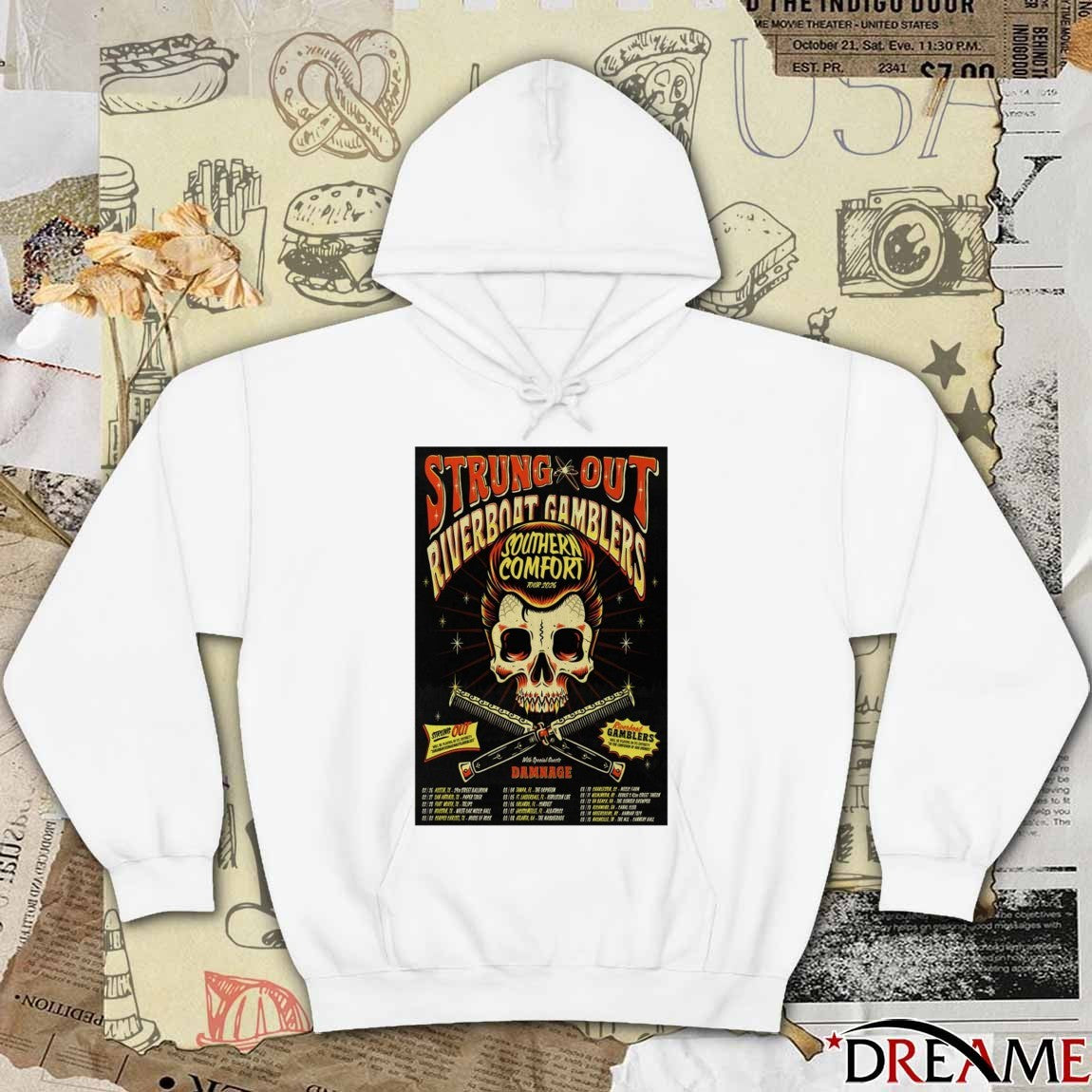 Poster Strung Out Southern Comfort Tour February – March 2026 t-shirt