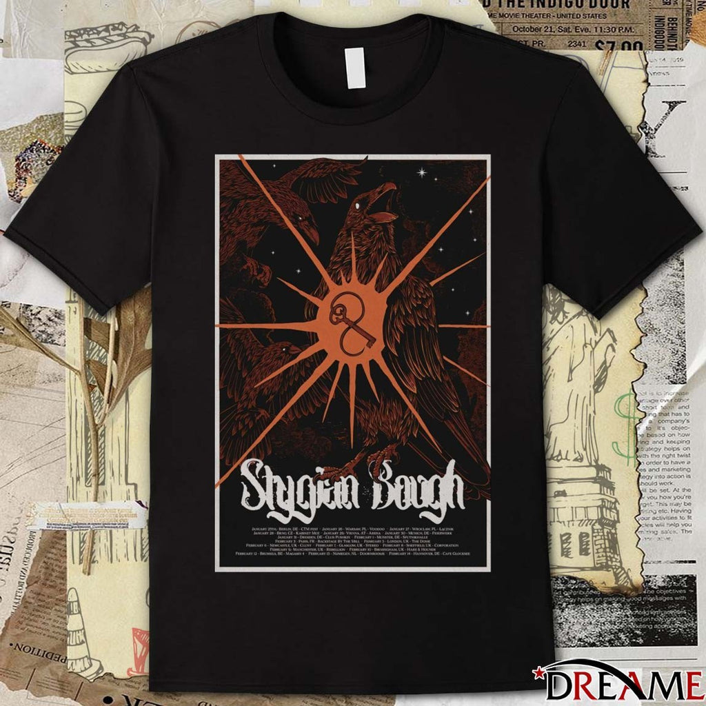Poster Stygian Bough European Tour 2026 t-shirt