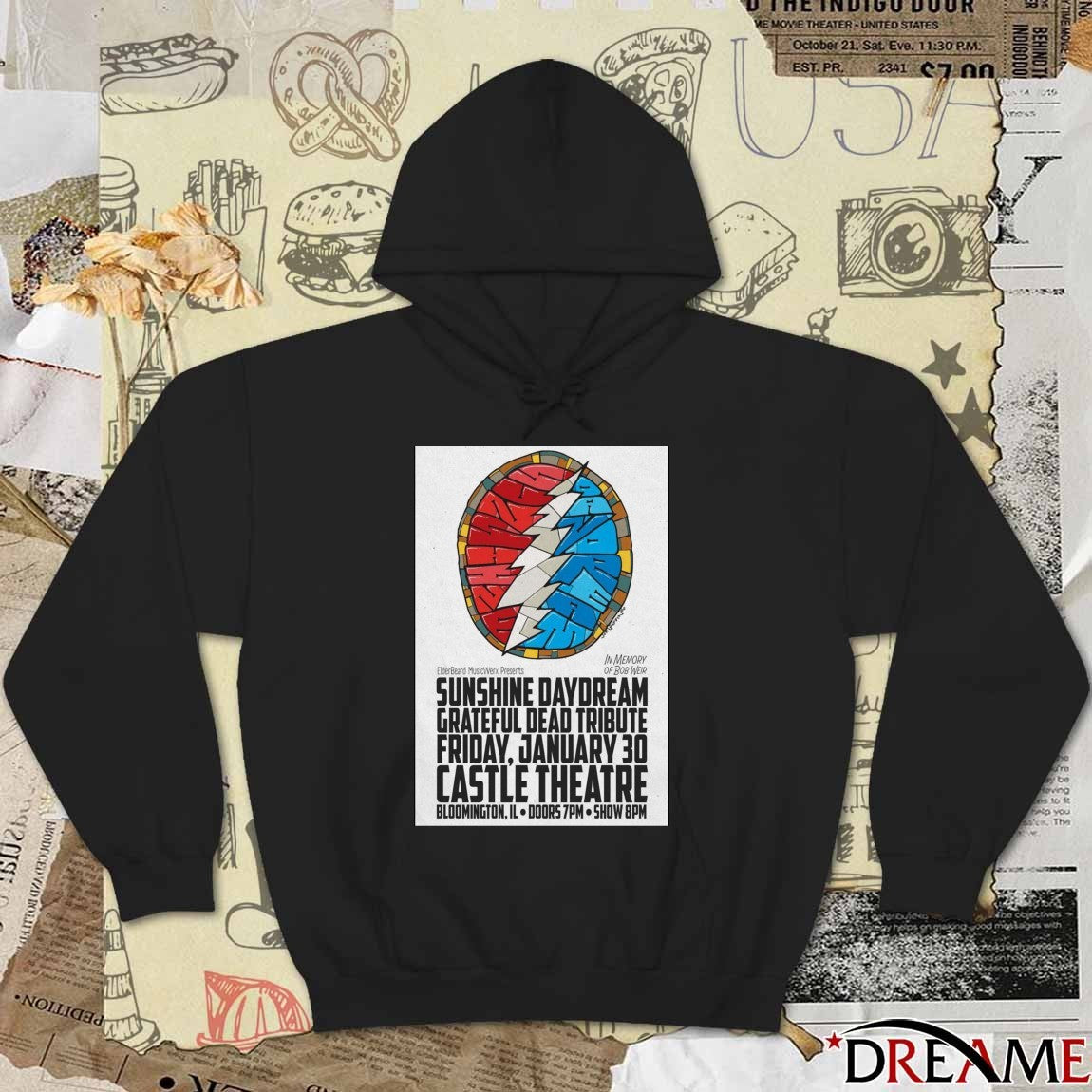 Poster Sunshine Daydream 30 January 2026 The Castle Theatre t-shirt