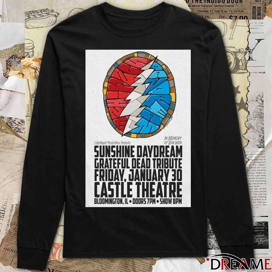 Poster Sunshine Daydream 30 January 2026 The Castle Theatre t-shirt