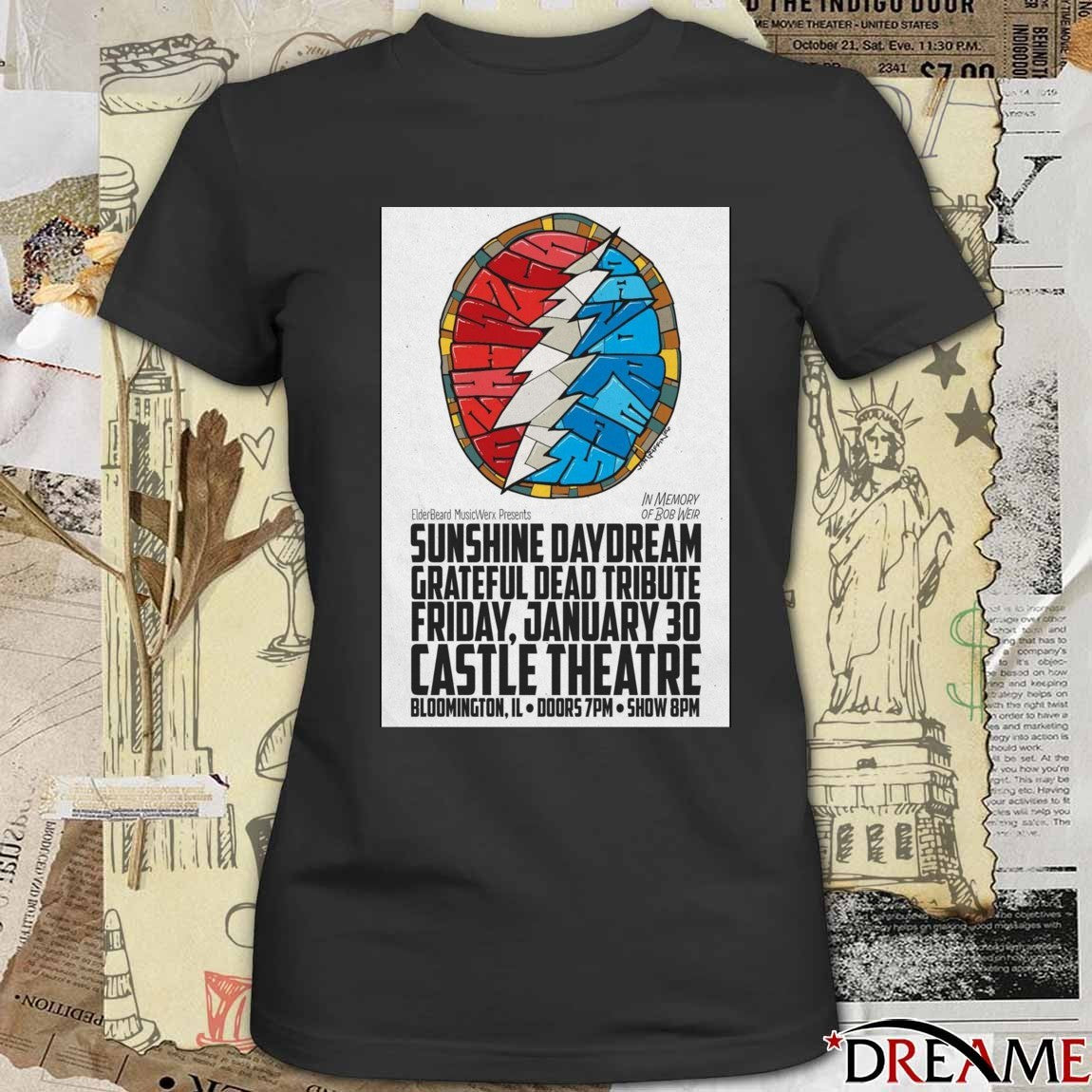 Poster Sunshine Daydream 30 January 2026 The Castle Theatre t-shirt