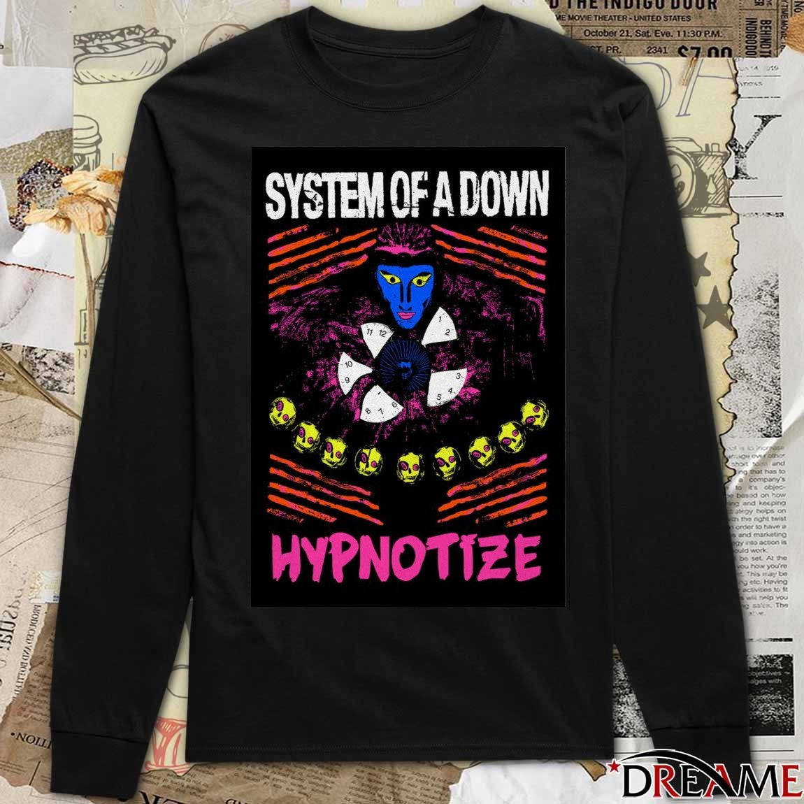 Poster System Of A Down Hypnotize Blacklight 2025 t-shirt