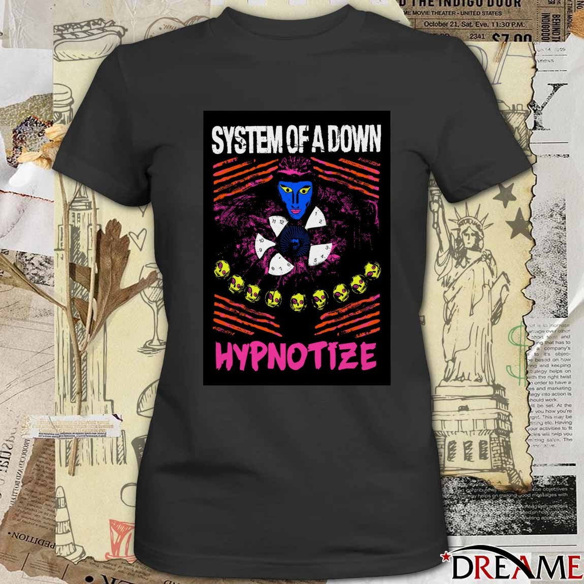 Poster System Of A Down Hypnotize Blacklight 2025 t-shirt