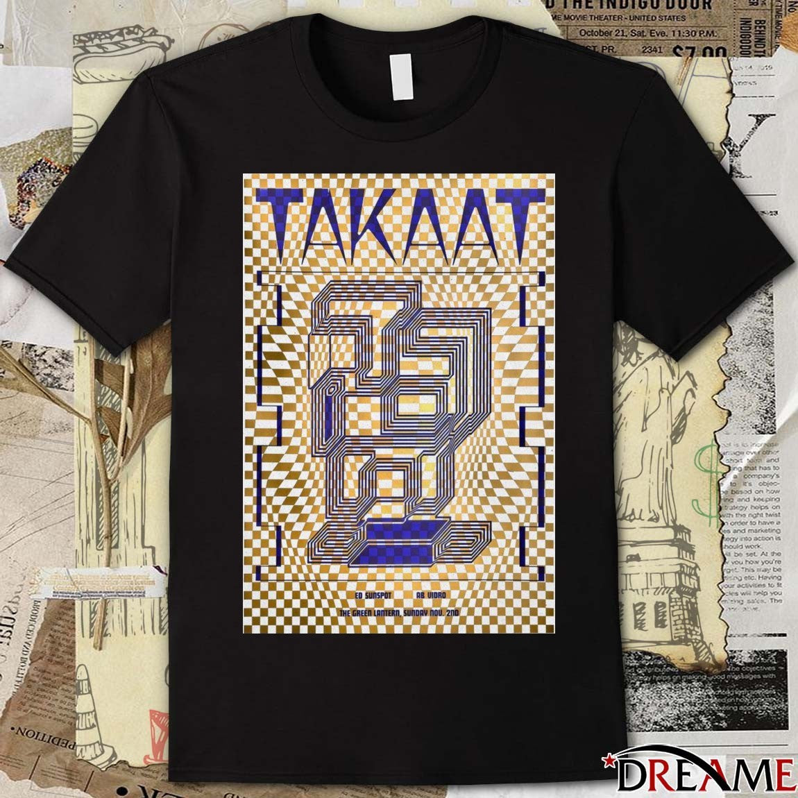 Poster Takaat November 2 2025 The Grên Lantern Lexington KY t-shirt